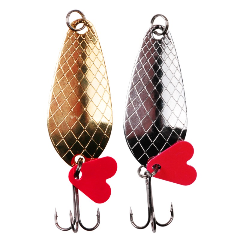 Fishing Lure Spoon - 1PCS Metall Jigging Spinner Löffel 9g