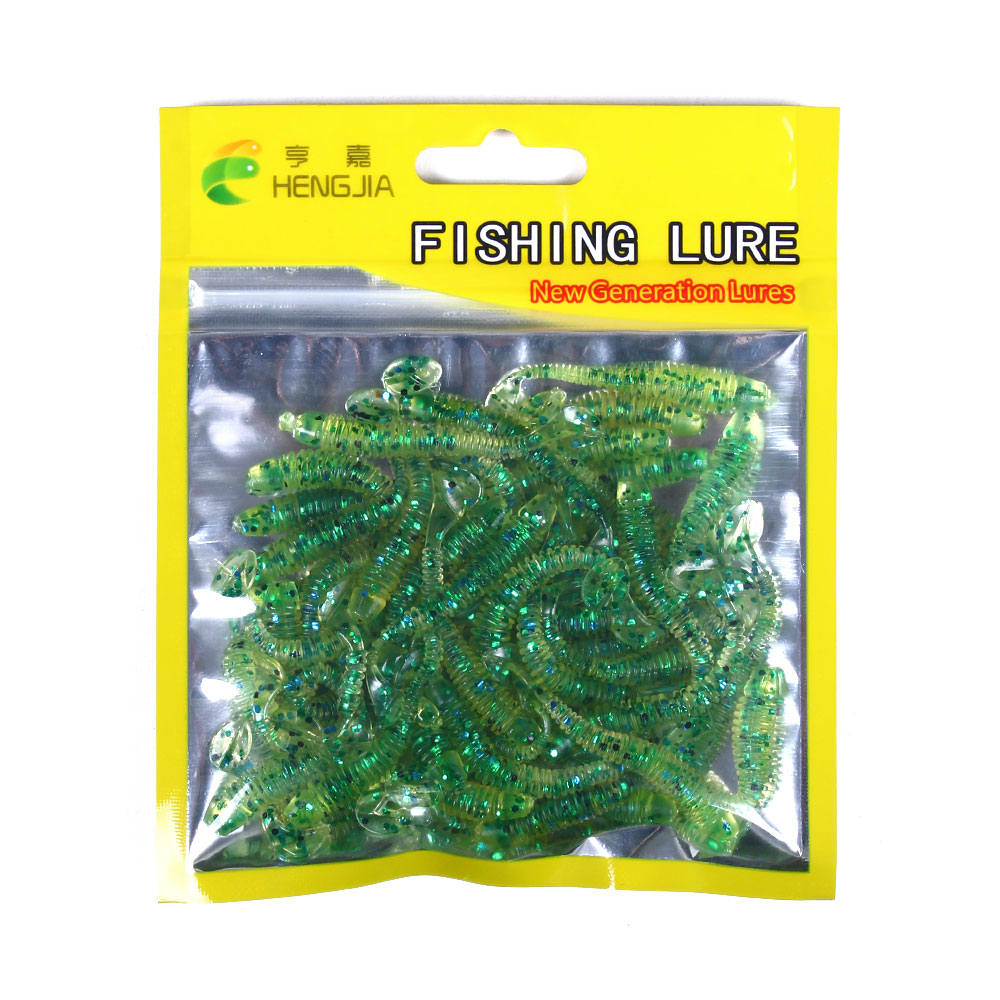 HENGJIA 50 teile/beutel 5 cm T – Fishing Lure Soft Plastic Bewertung und Preis