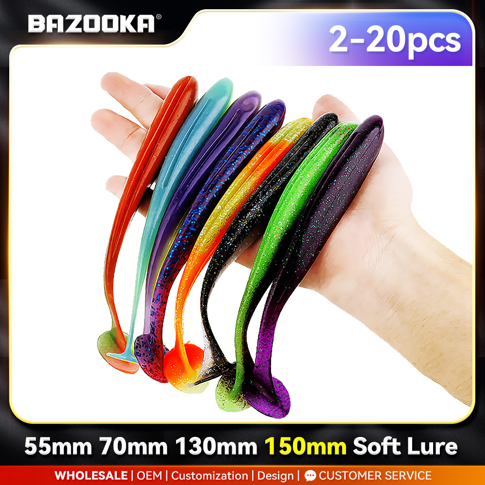 Bazooka 100mm 150mm Angelköder – Fishing Lure Soft Plastic Bewertung und Preis