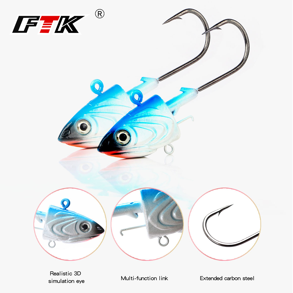 FTK 2PCS Jig Kopf Angelhaken 4 – Fishing Lure Spoon Bewertung und Preis