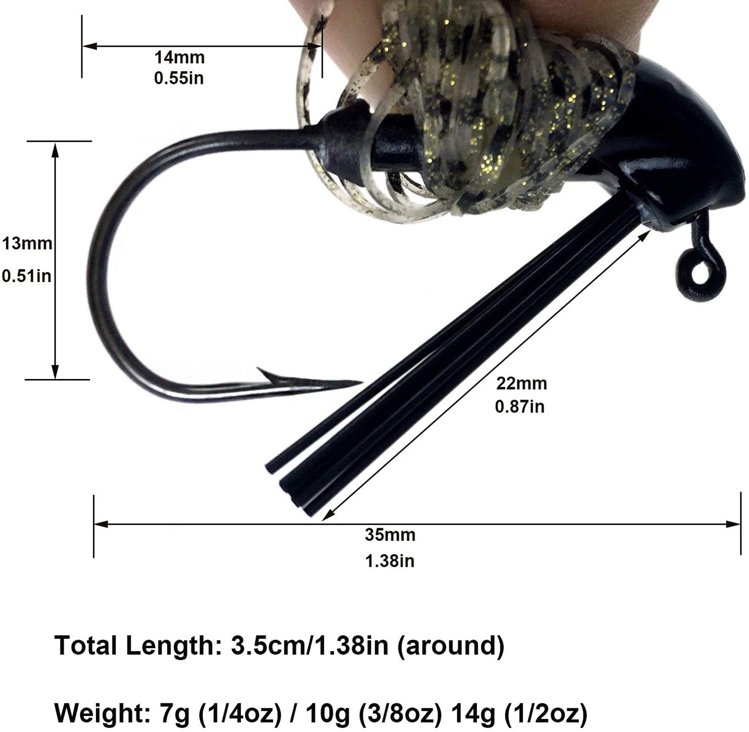 THKFISH 5 stücke Jig Angeln Lo – Fishing Lure Buzzbait Bewertung und Preis