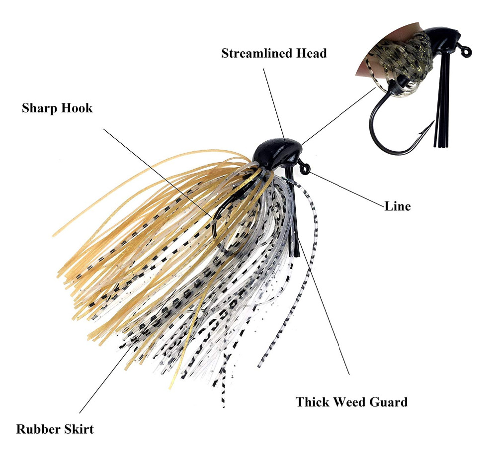 THKFISH 5 stücke Jig Angeln Lo – Fishing Lure Buzzbait Bewertung und Preis